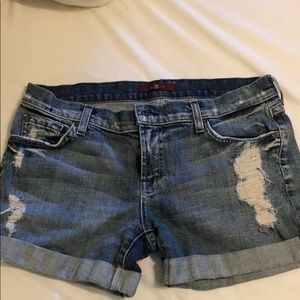 7 for all Mankind Jean Shorts